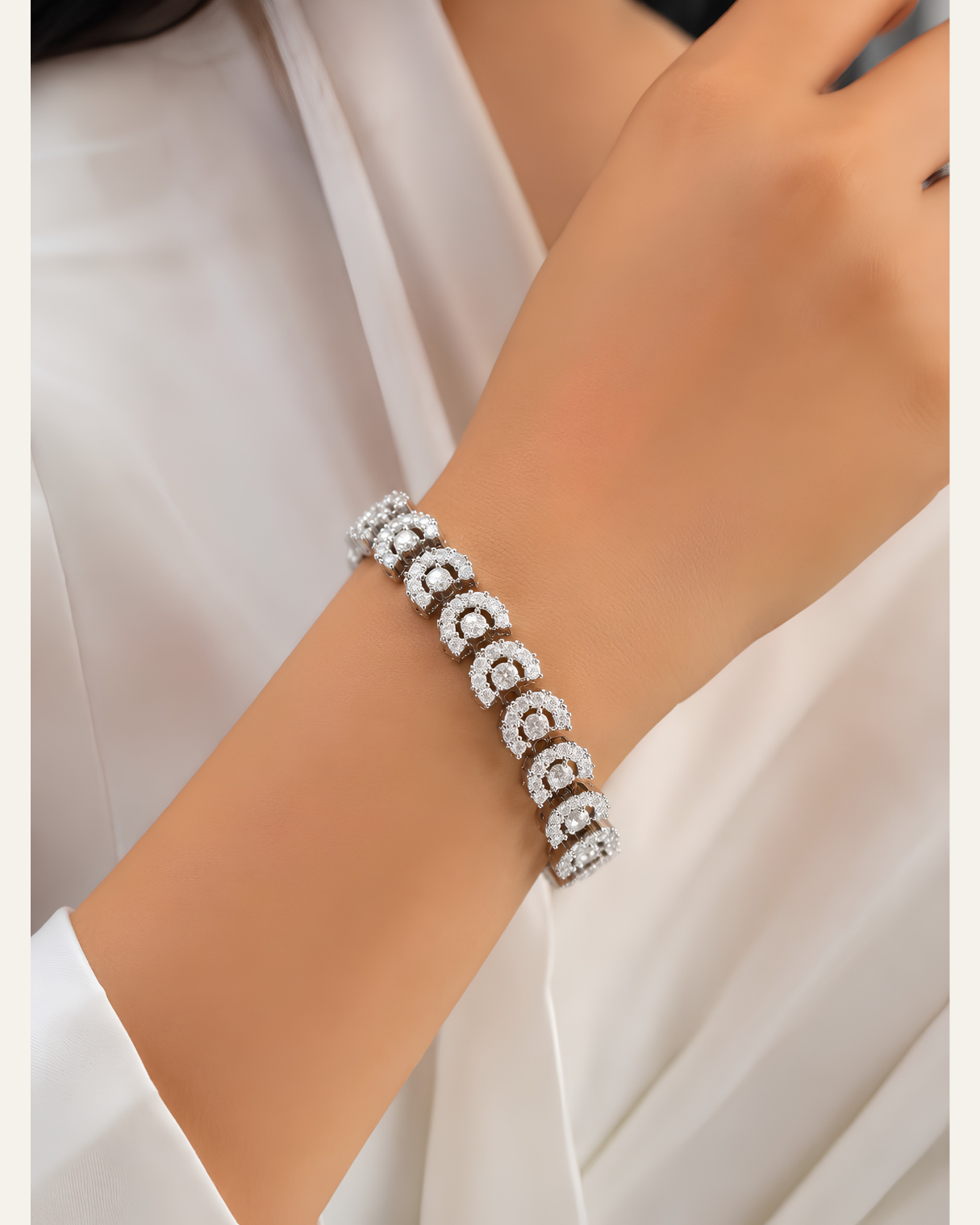 Premium Cushion Cut Tennis Bracelet